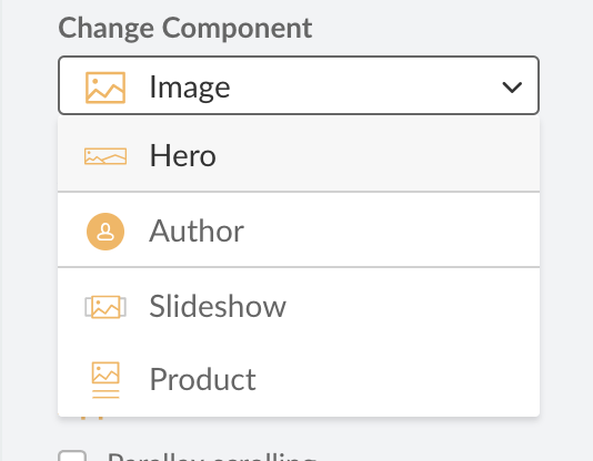 Change Component